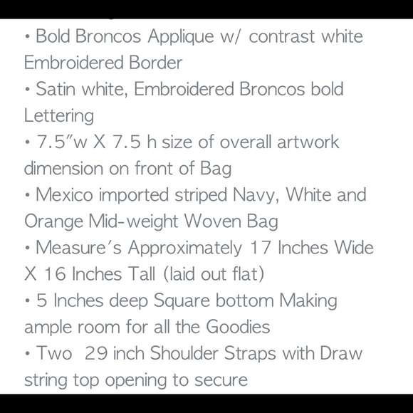 Denver Broncos Embroided Backpack - Picture 6 of 6